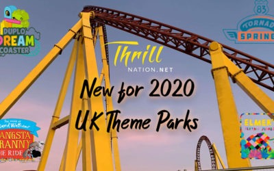 New for 2020 UK Theme Parks